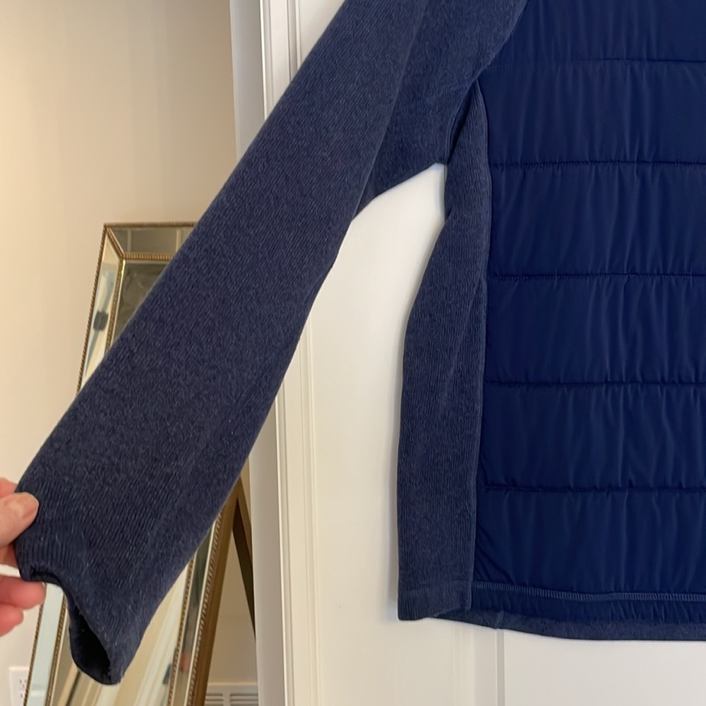 Vineyard Vines pullover jacket in dark navy - Picture 3 of 7